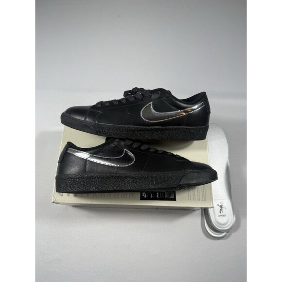 New Men’s Size 10.5 - Dancer Skateboards x Nike Zoom Blazer SB Low Black Silver - Picture 3 of 10